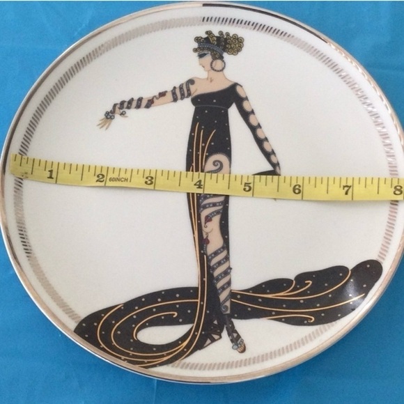 House of Ert’e Fine Porcelain The Franklin Mint La Merveilleuse  Art Plate - Picture 5 of 6